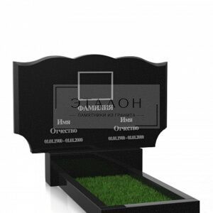 Памятник на двоих ПДВ-018. Размер 100х60см