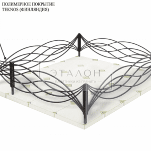 Металлическая ограда с полимерным покрытием. Гарантия на коррозию 10 лет. Стоимость ограды зависит от размера. Цена за м.п.