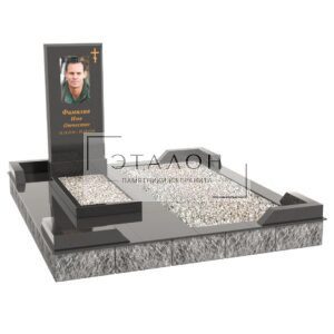 Мемориальный комплекс ПМК-016 c углами. Гранит, мрамор по запросу.