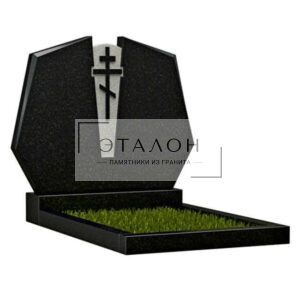 Форма ПС1 семейный памятник на двоих. Размер 110х100см. Гранит на выбор.