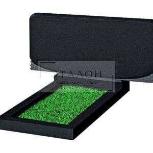 Памятник прямоугольный на двоих ПДВ-012. Размер 100х50см